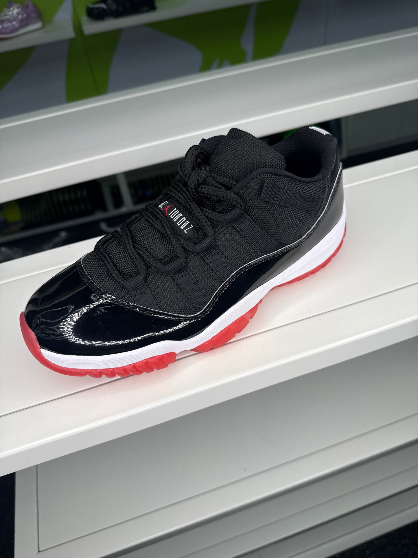 BLACK/RED BREAD SNEAKERS (ON HAND)