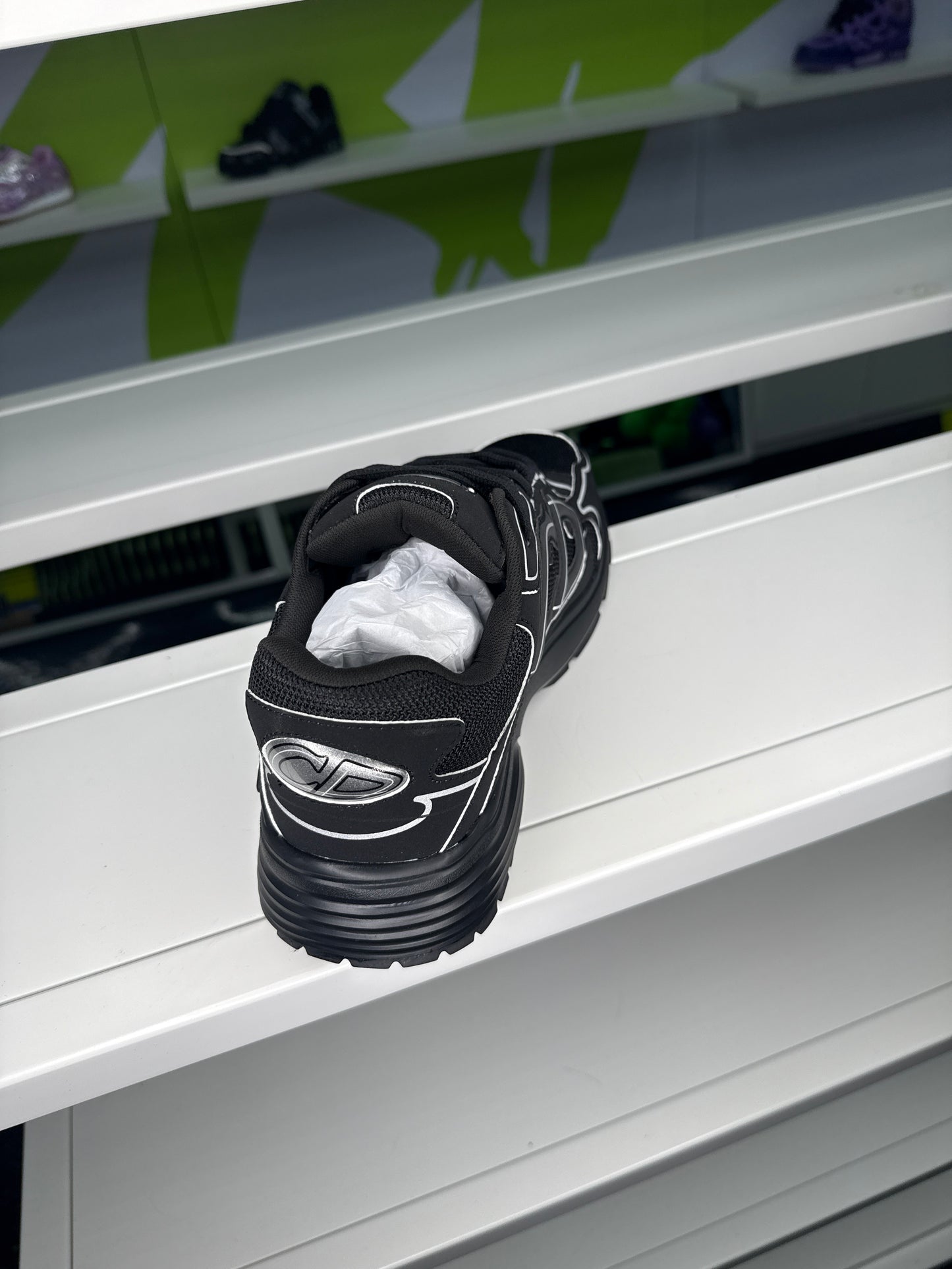 BLACK FOAM RUBBER SNEAKERS (ON HAND)