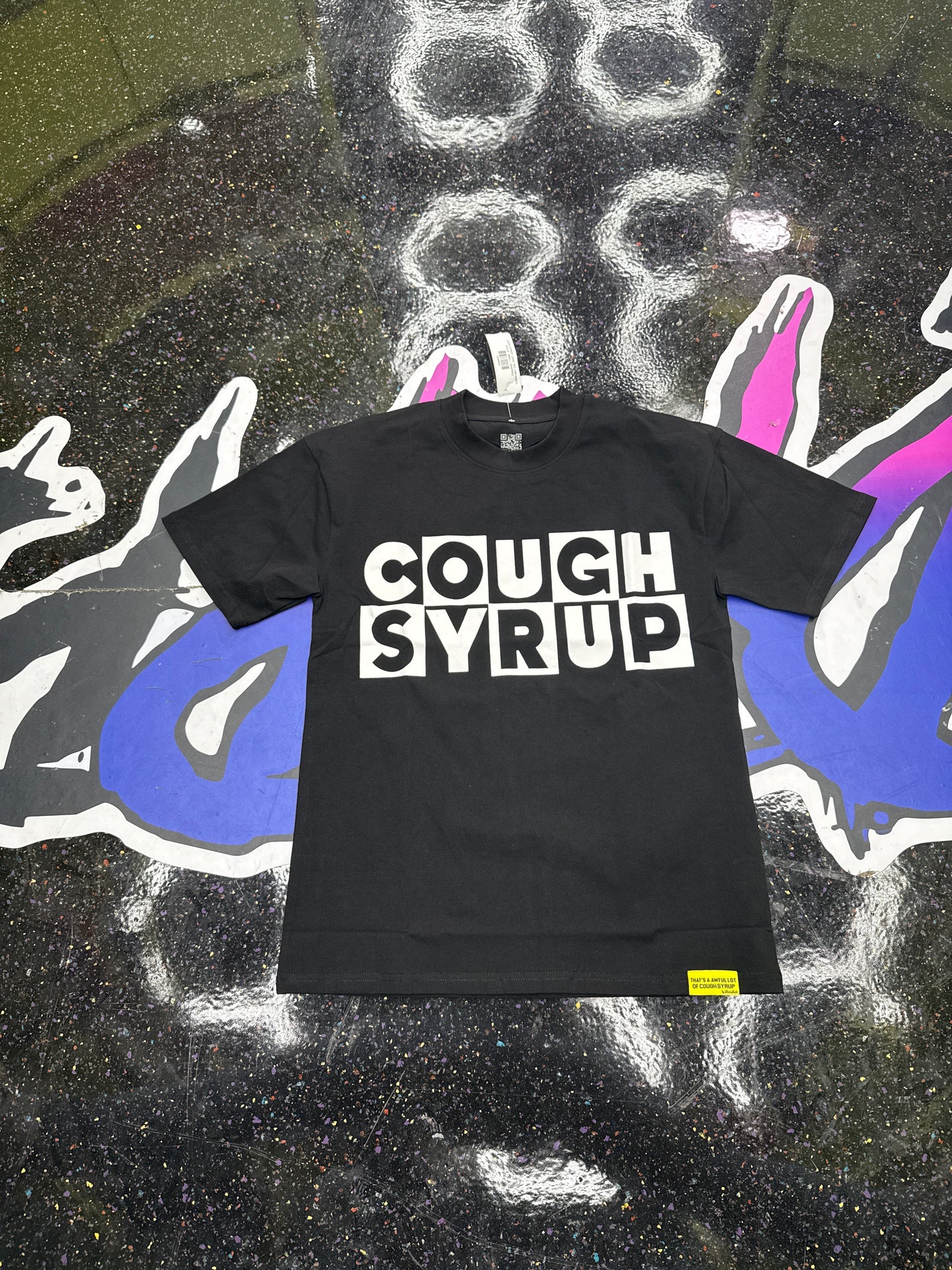 COUGH SYRUP LOGO TEE (ON HAND)