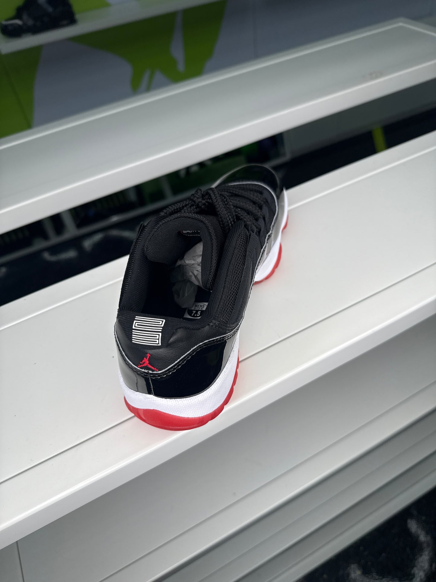 BLACK/RED BREAD SNEAKERS (ON HAND)