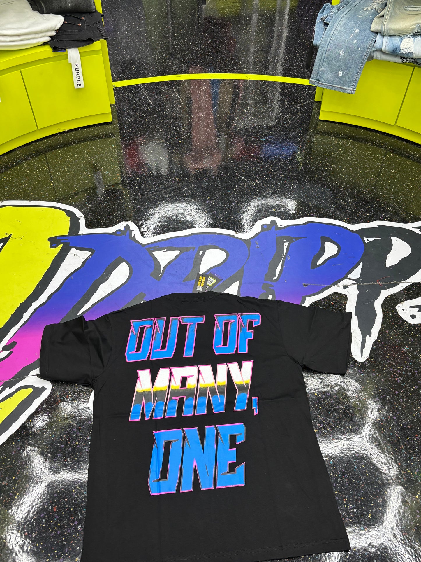 GODSPEED BLACK/PINK T SHIRT (ON HAND)