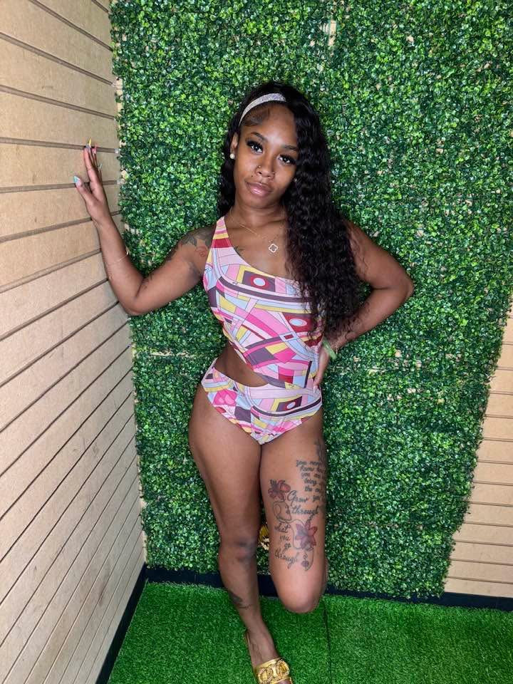 AMAZE PINK SWIMSUIT (ON HAND)