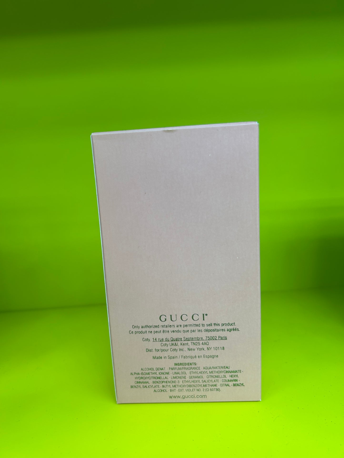G EDITION PERFUME (ON HAND)