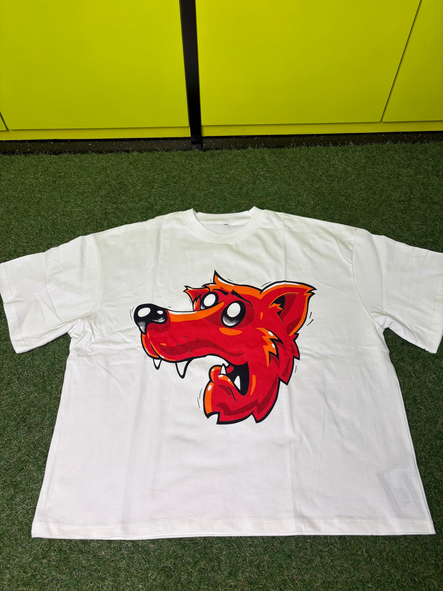MIXED EMOTION WHITE AND RED T SHIRT (ON HAND)