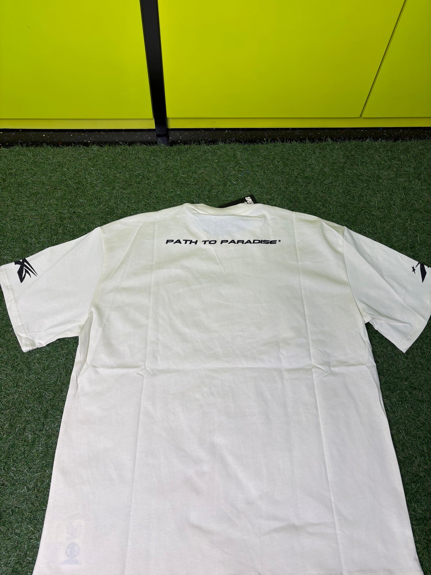 BLACK AND WHITE HELL T SHIRT (ON HAND)