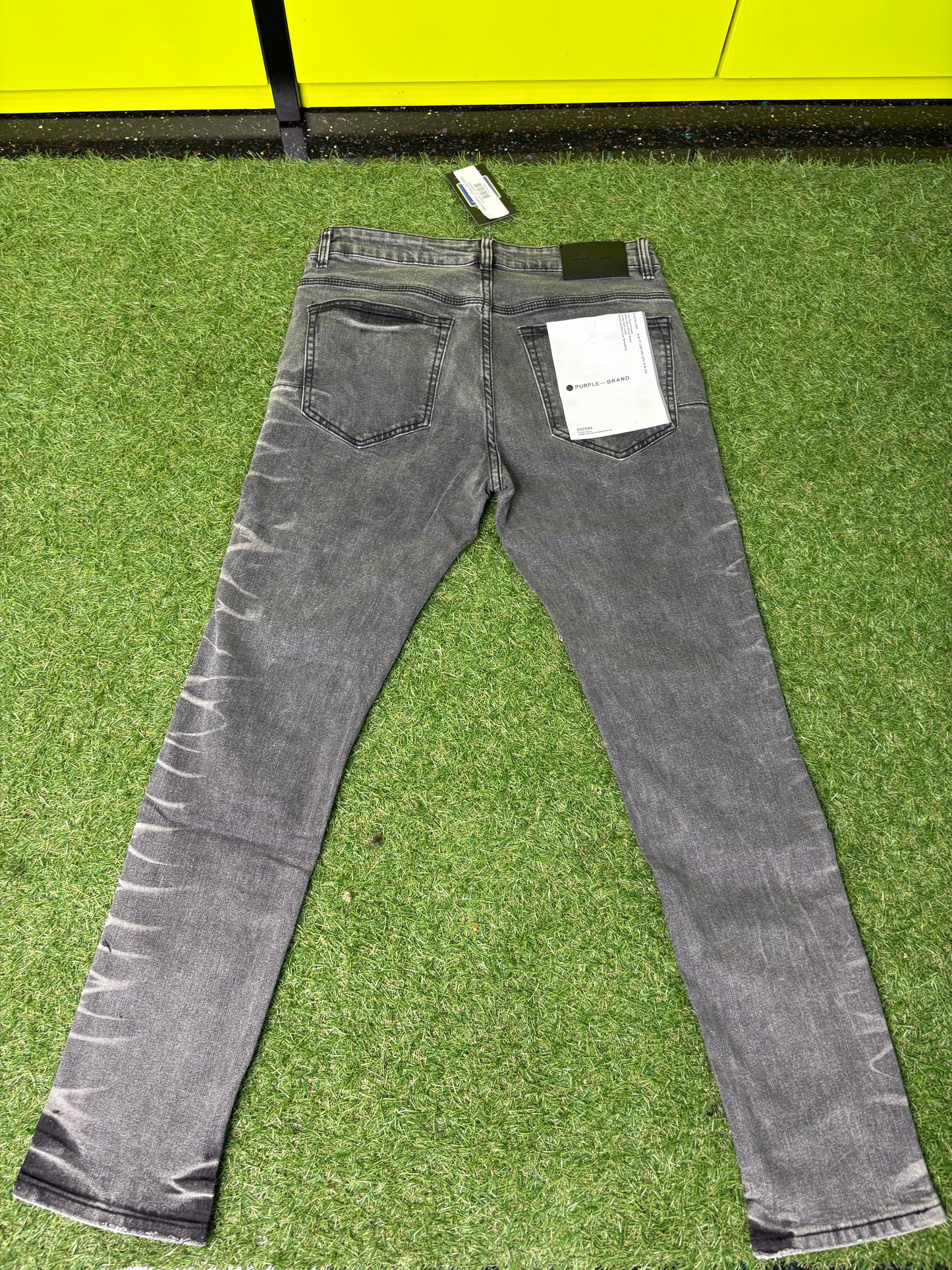 GRAY PURPLE JEANS (ON HAND)