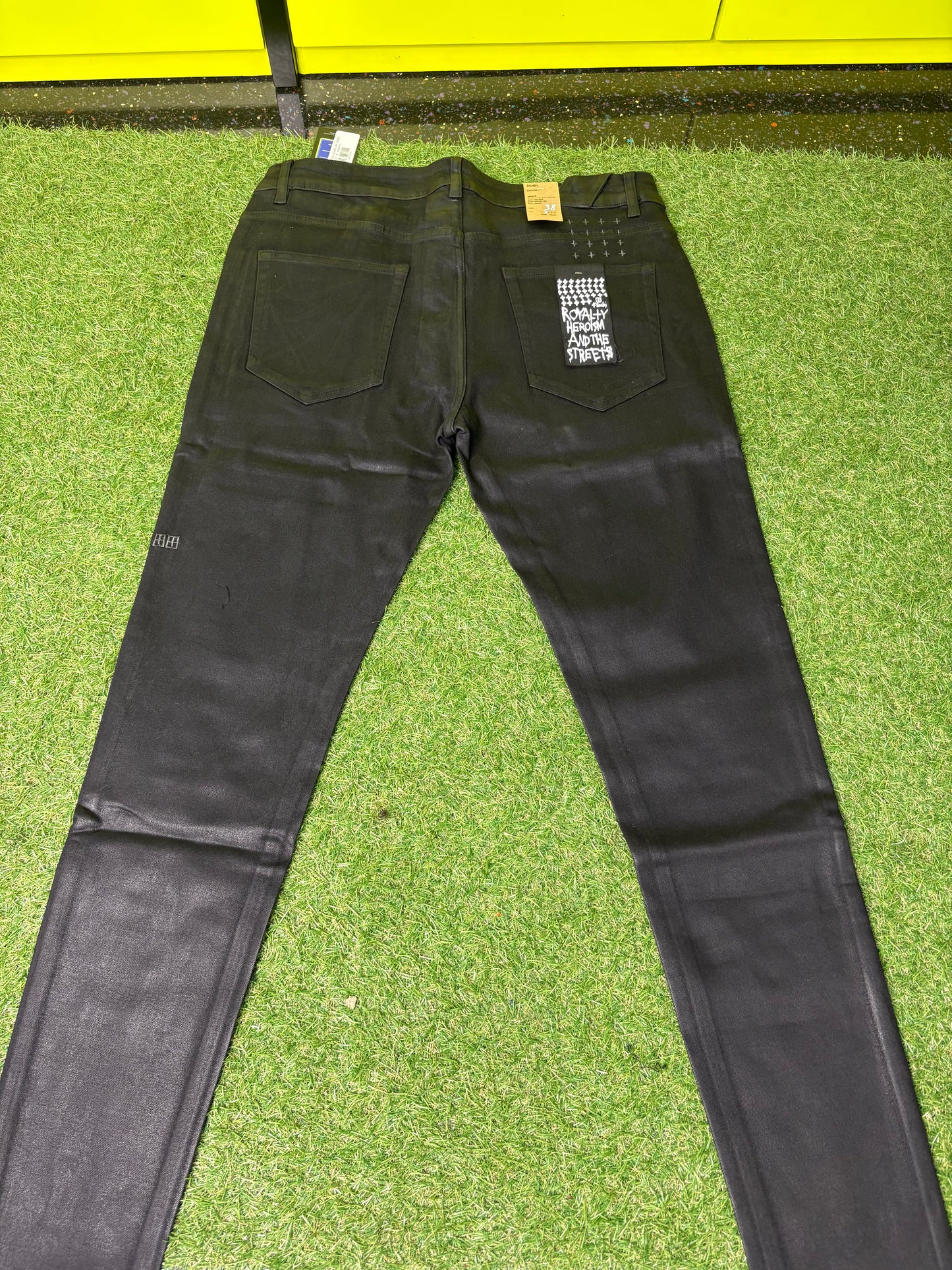 BLACK KSUBI JEANS (ON HAND)