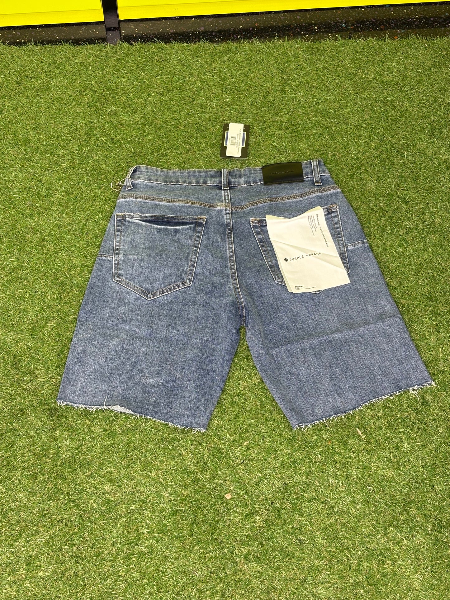 BLUE JEAN PURPLE JORTS (ON HAND)