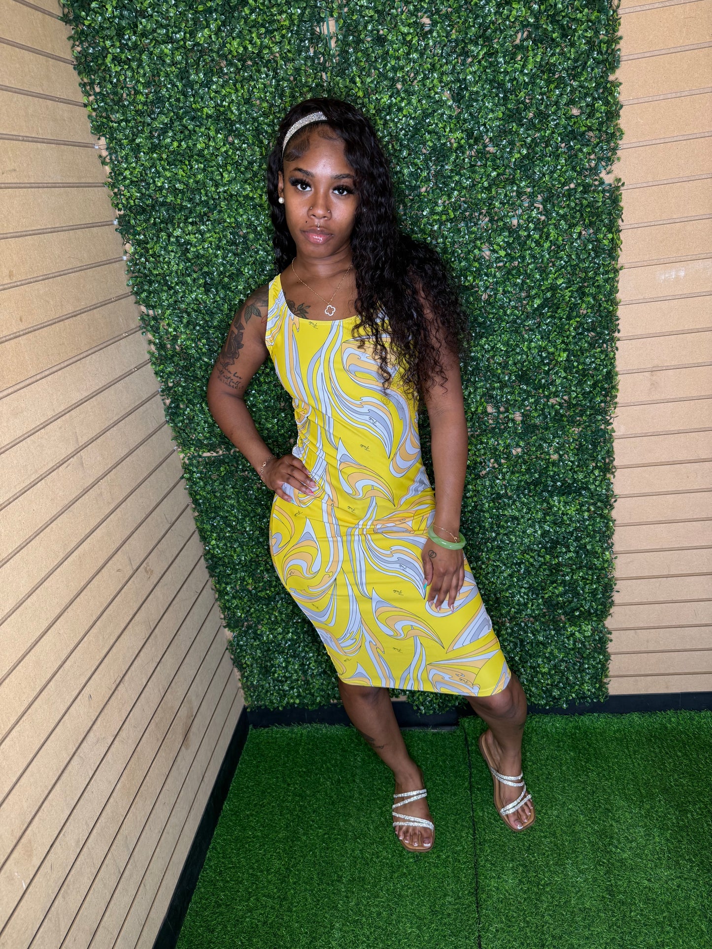 SUNFLOWER SWIMSUIT (ON HAND)