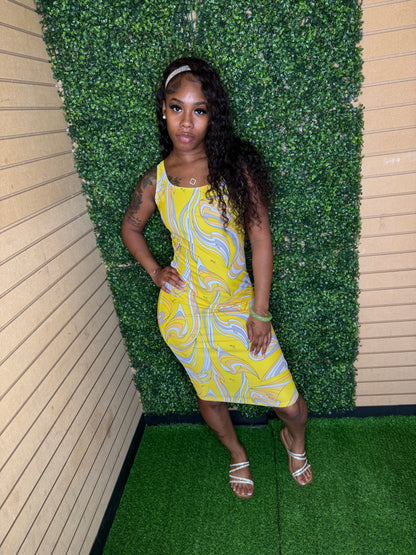 SUNFLOWER SWIMSUIT (ON HAND)