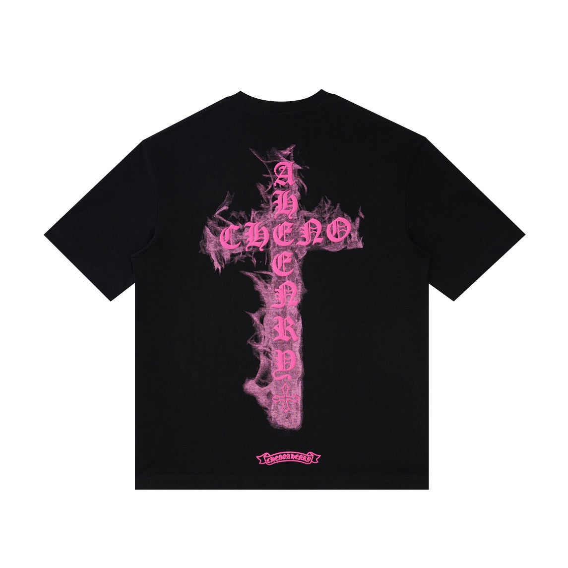 BLACK CH PINK CROSS T SHIRT (ON HAND)