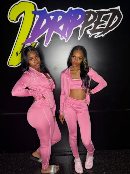3 PIECE PINK ACTIVE SET (ON HAND)