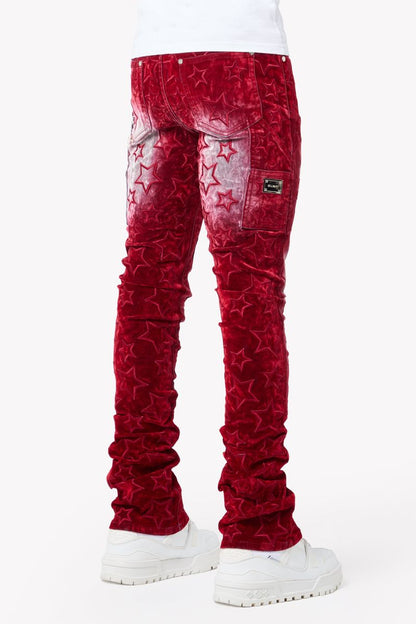 GUAPI VELVET RED STARS DENIM (ON HAND)