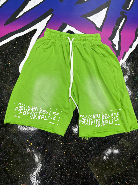 BLOCK PURPLE SHORTS (ON HAND)