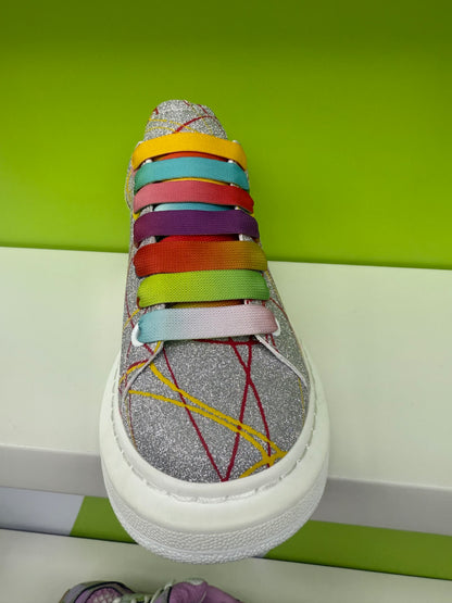 RAINBOW PLAT SNEAKERS (ON HAND)