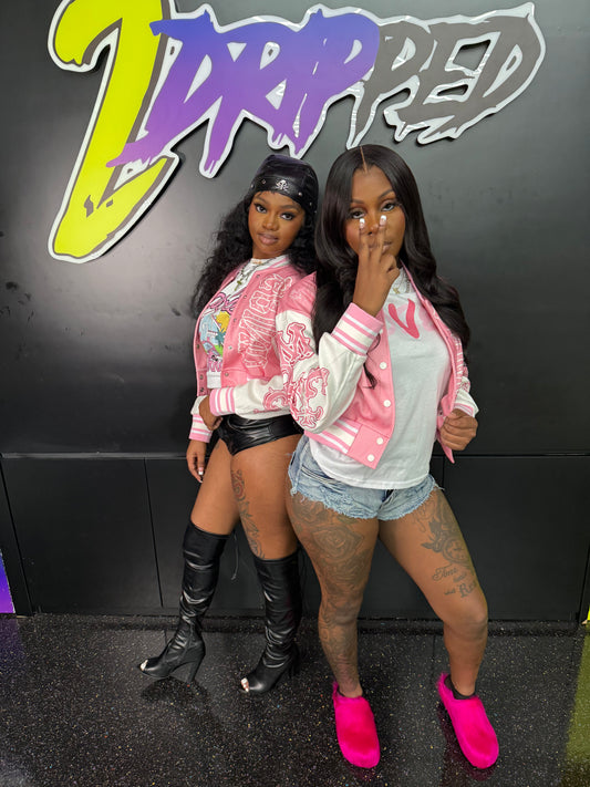 PINK/WHITE GRIND JACKET (ON HAND)