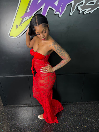 Sexy Long Lace Dress