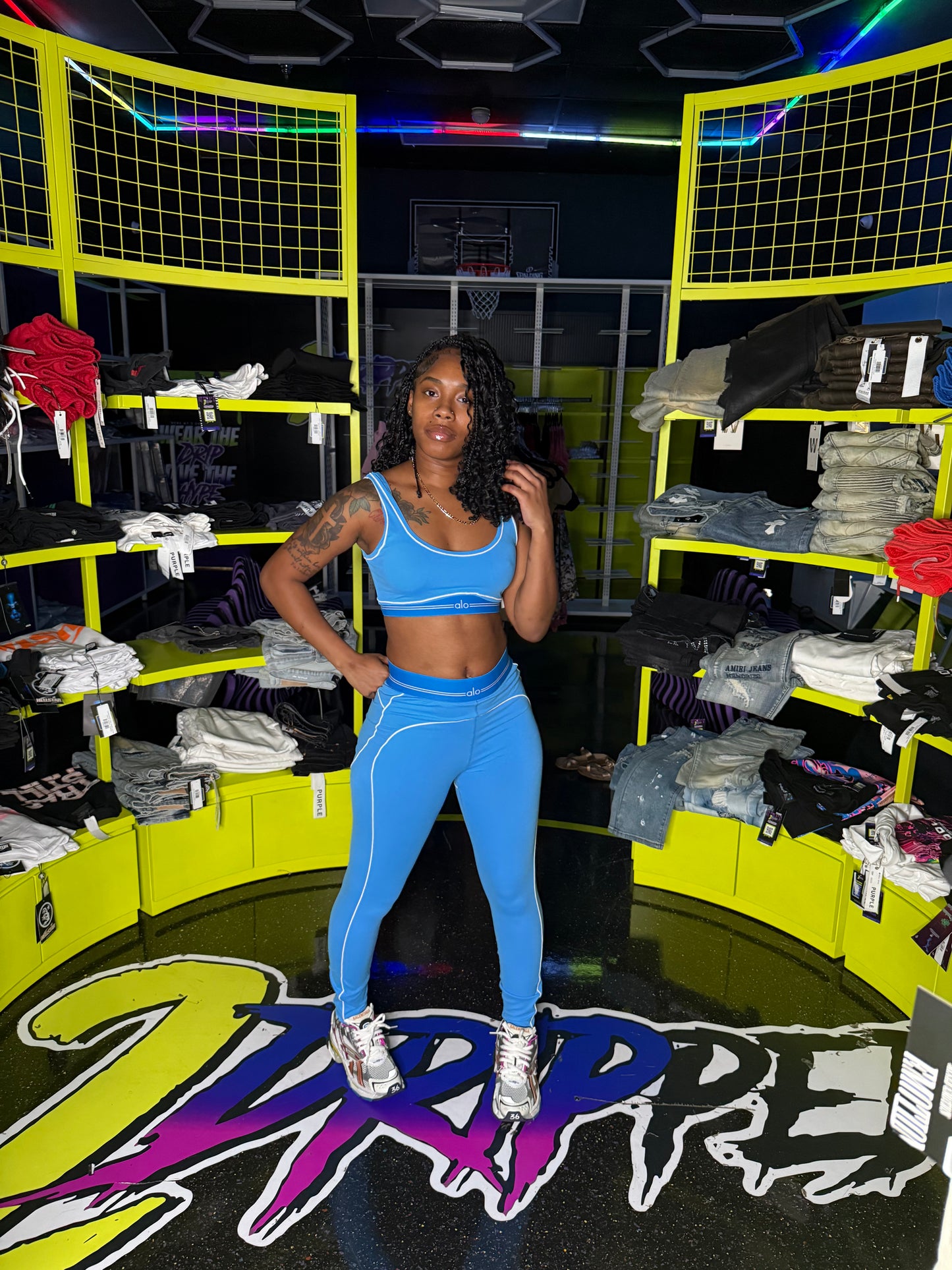 BLUE AL 2 PIECE SET (ON HAND)