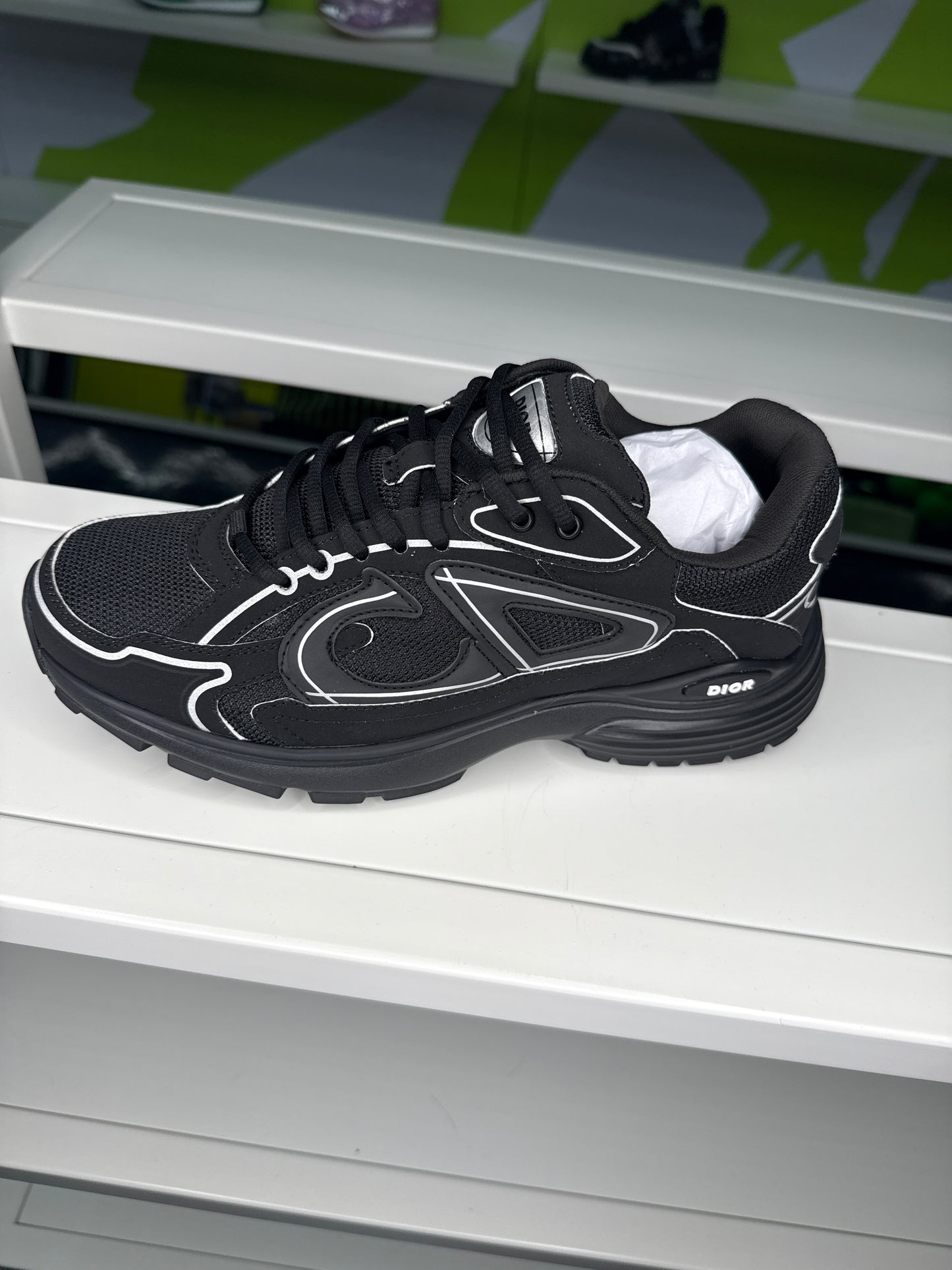 BLACK FOAM RUBBER SNEAKERS (ON HAND)