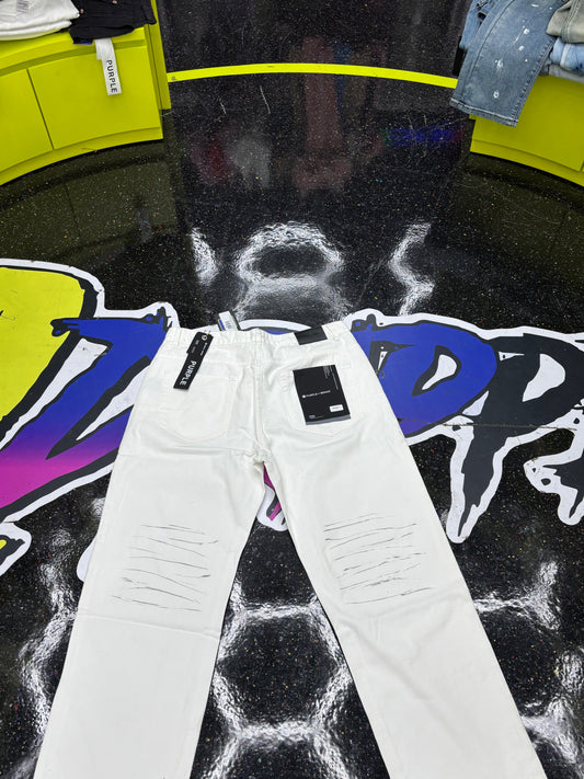PURPLE WHITE MARK JEANS (ON HAND)
