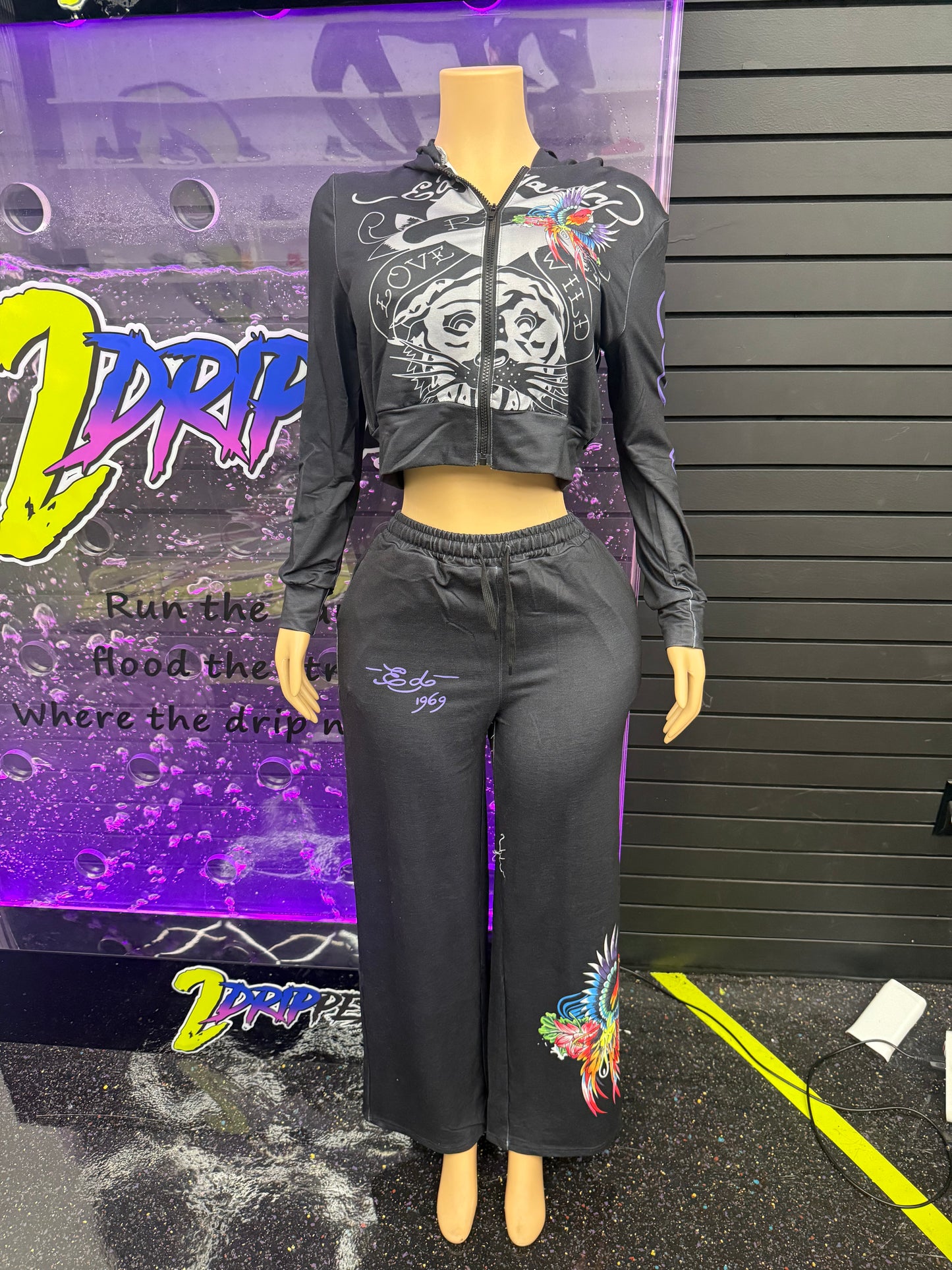 BLACK ED 2 PIECE SET (ON HAND)