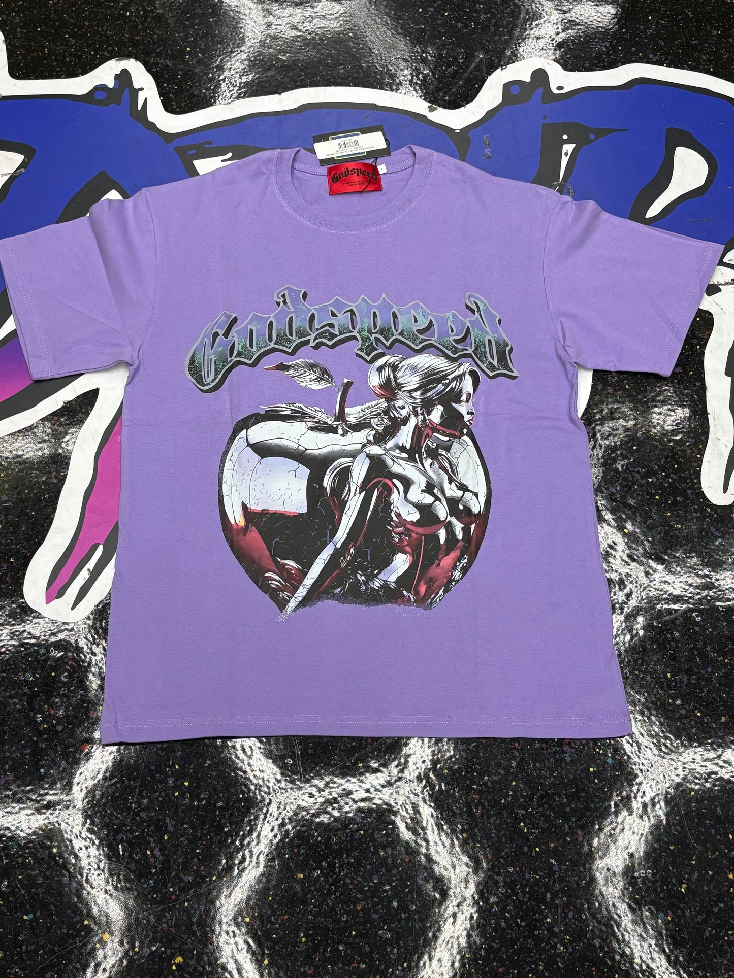 GODSPEED PURPLE T SHIRT (ON HAND)