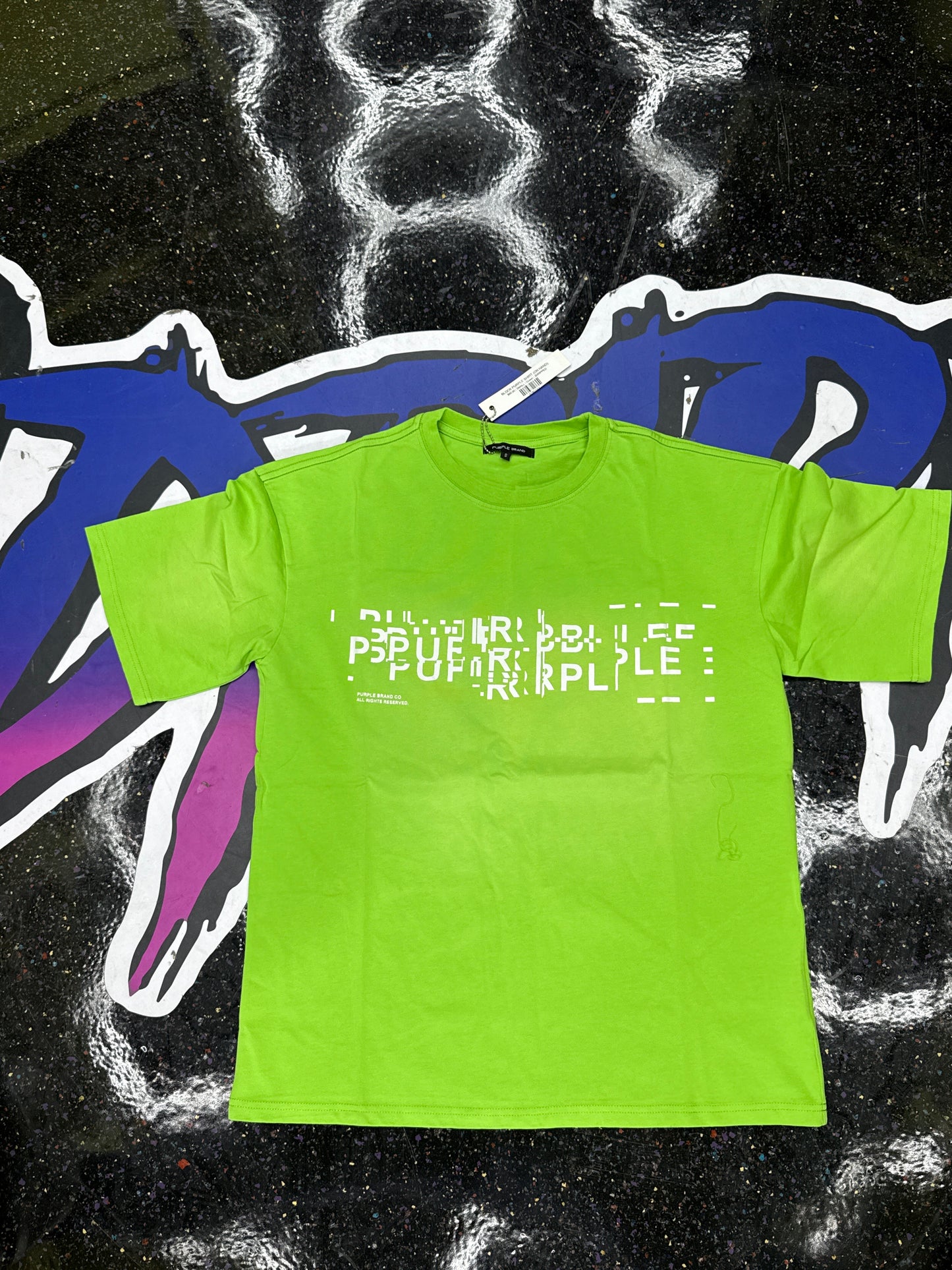 BLOCK PURPLE SHIRT (ON HAND)