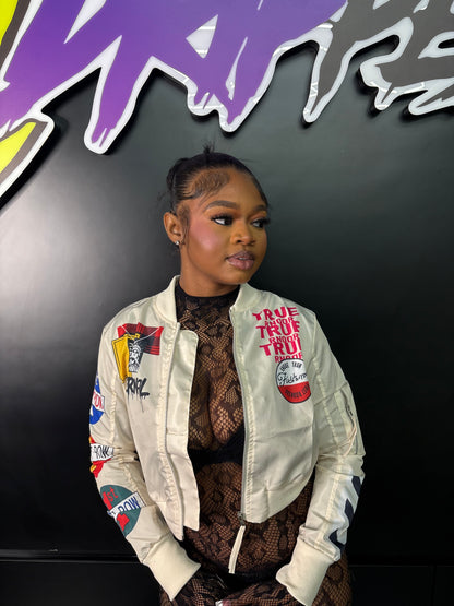 KAKHI CROPPED JACKET (ON HAND)