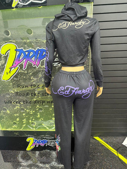 BLACK ED 2 PIECE SET (ON HAND)