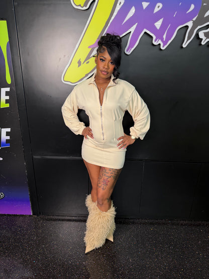 ZIP UP DRESS (ON HAND)
