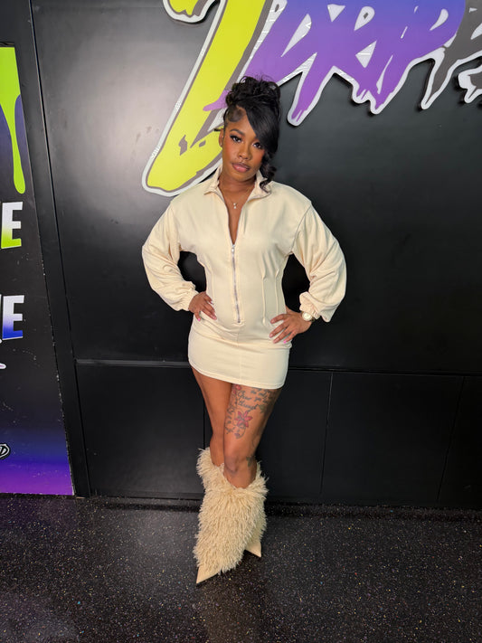ZIP UP DRESS (ON HAND)