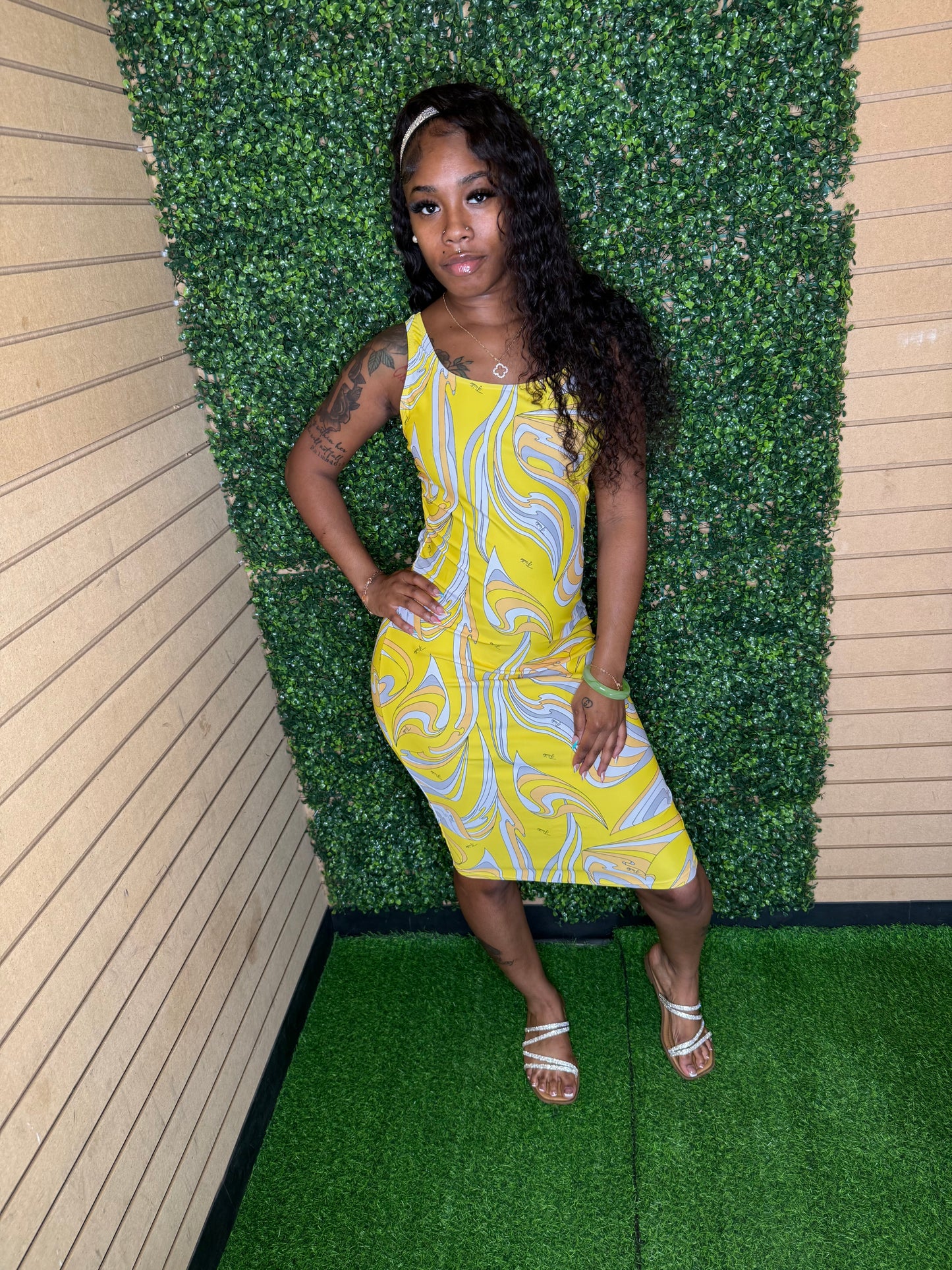 SUNFLOWER SWIMSUIT (ON HAND)