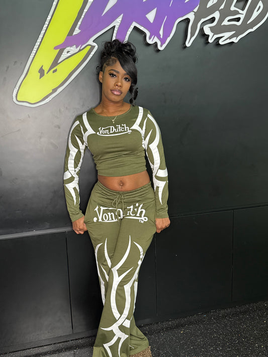 V DUTCH LONG SLEEVE 2 PC (ON HAND)