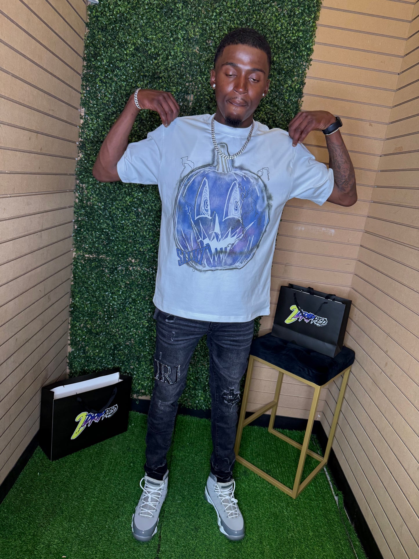 SAINT M PUMPKIN SHIRT (ON HAND)