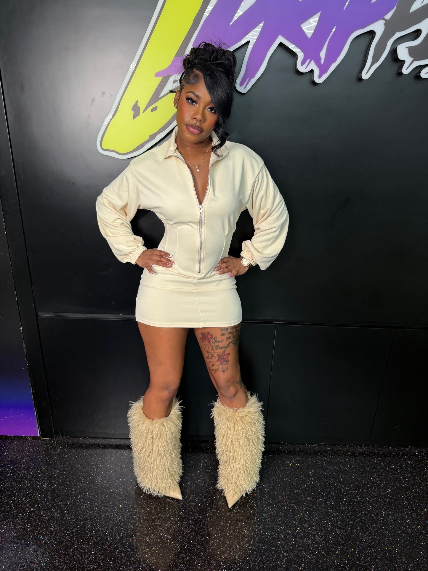 ZIP UP DRESS (ON HAND)