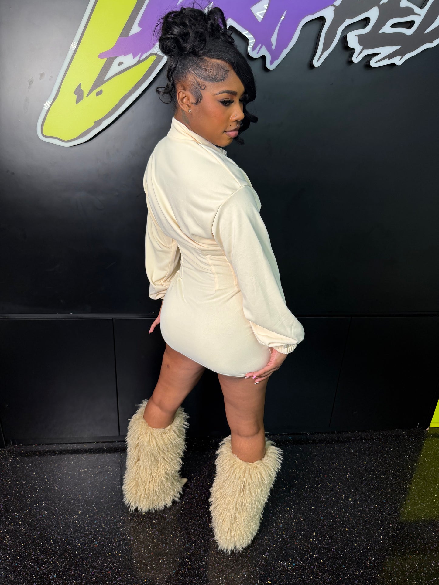 ZIP UP DRESS (ON HAND)