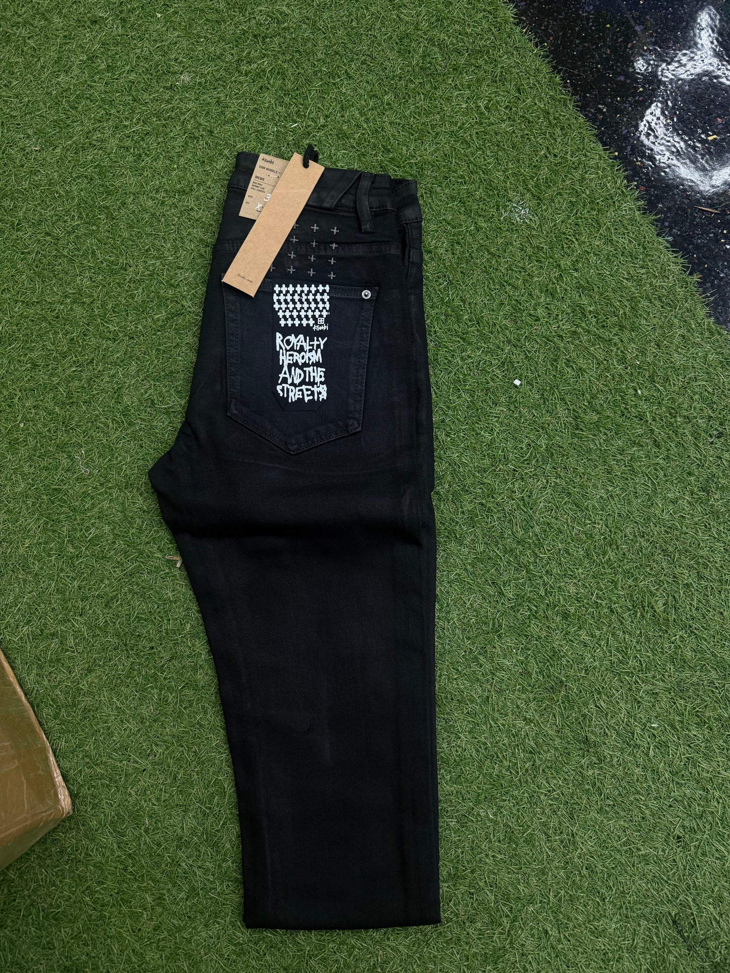 BLACK KSUBI JEANS (ON HAND)