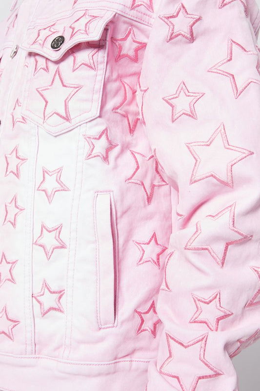 GUAPI PINK DEMIN JACKET (ON HAND)