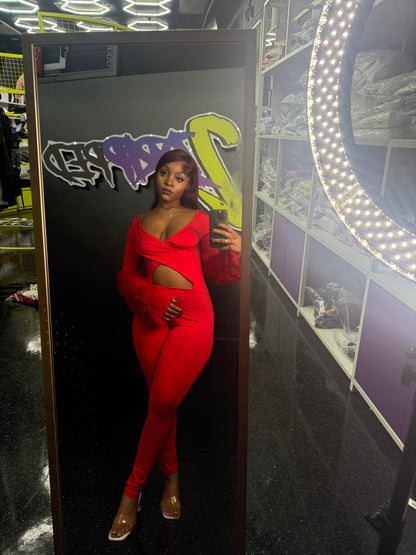 FUR RED ONE PC (ON HAND)