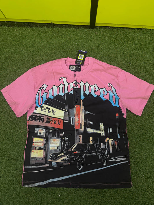 PINK GODSPEED T SHIRT (ON HAND)