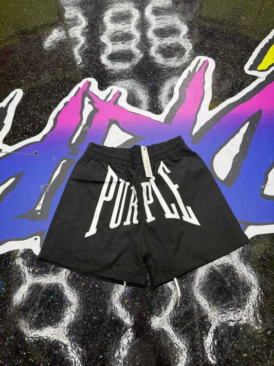 "PRPLE" BLACK TRUNK/SHORTS (ON HAND)