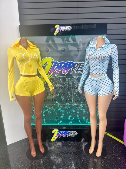GIA LONGSLEEVE SHORT SET
