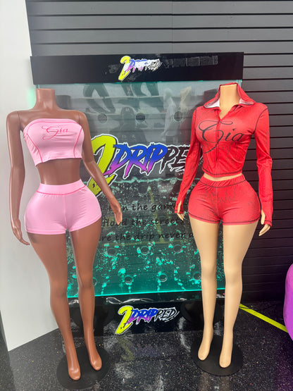 GIA LONGSLEEVE SHORT SET