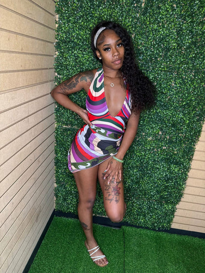 MIXED BERRY SWIMSUIT (ON HAND)