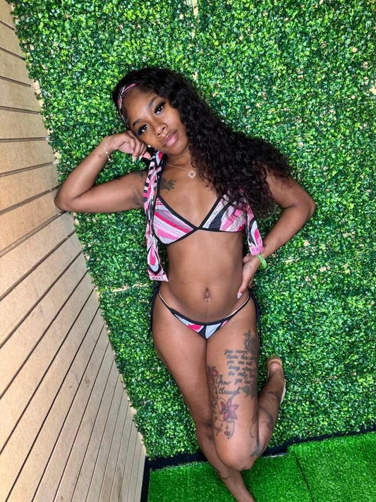 JUICY PINK SWIMSUIT (ON HAND)