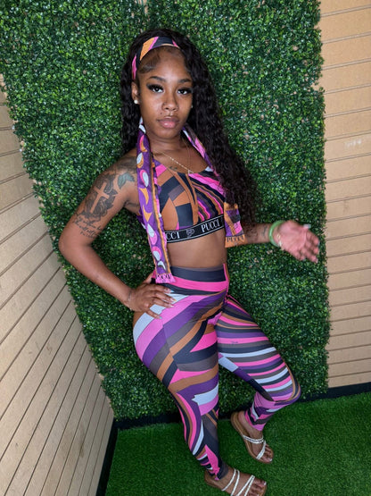 PURPLE PASSION SWIM SUIT (ON HAND)