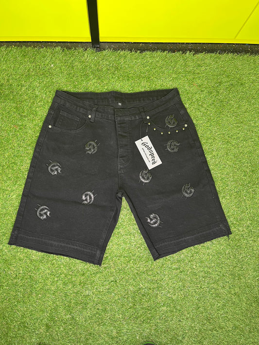 GODSPEED BLACK JEAN SHORTS (ON HAND)