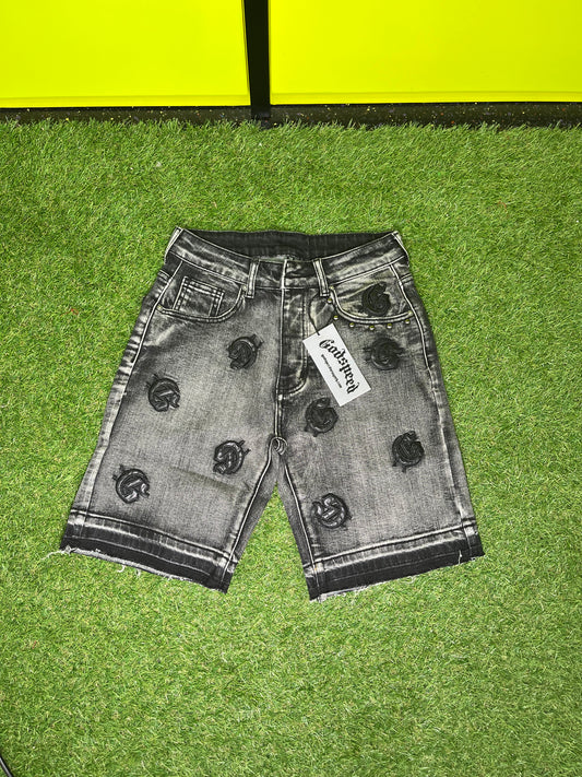 GODSPEED GRAYWASHED JEAN SHORTS (ON HAND)