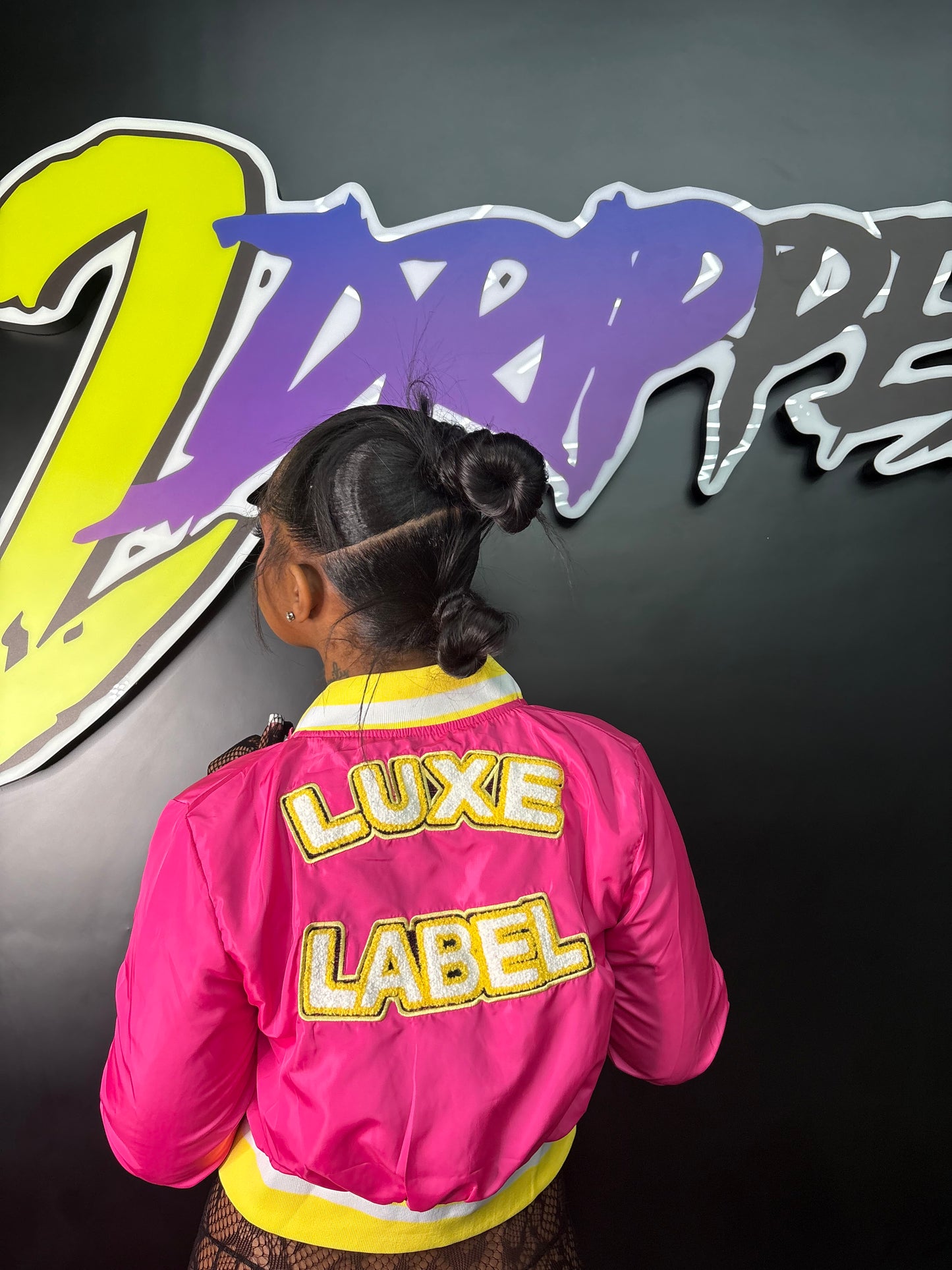 XVE CROPPED LETTERMAN JACKET (ON HAND)