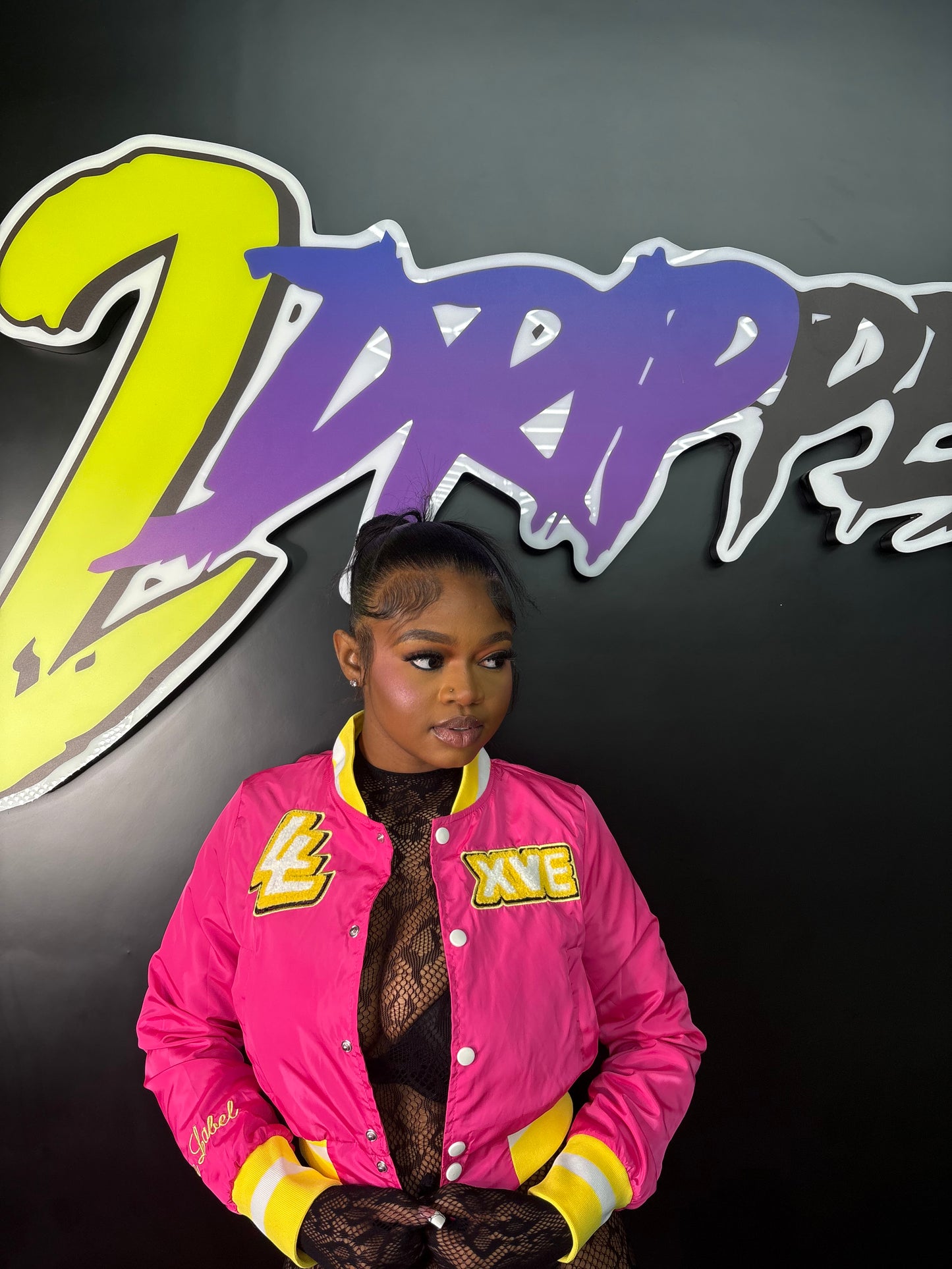 XVE CROPPED LETTERMAN JACKET (ON HAND)